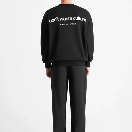Don't Waste Culture Don't Waste Culture Sweater Matt NOOS Black
