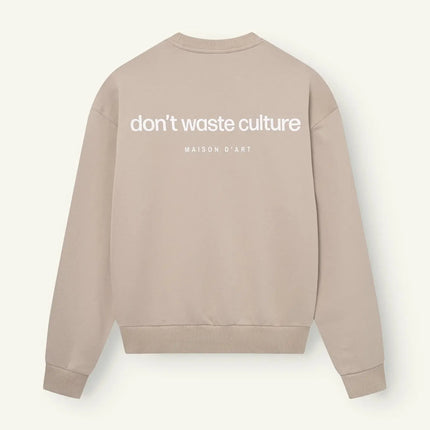 Don't Waste Culture Don't Waste Culture Sweater Matt NOOS Taupe