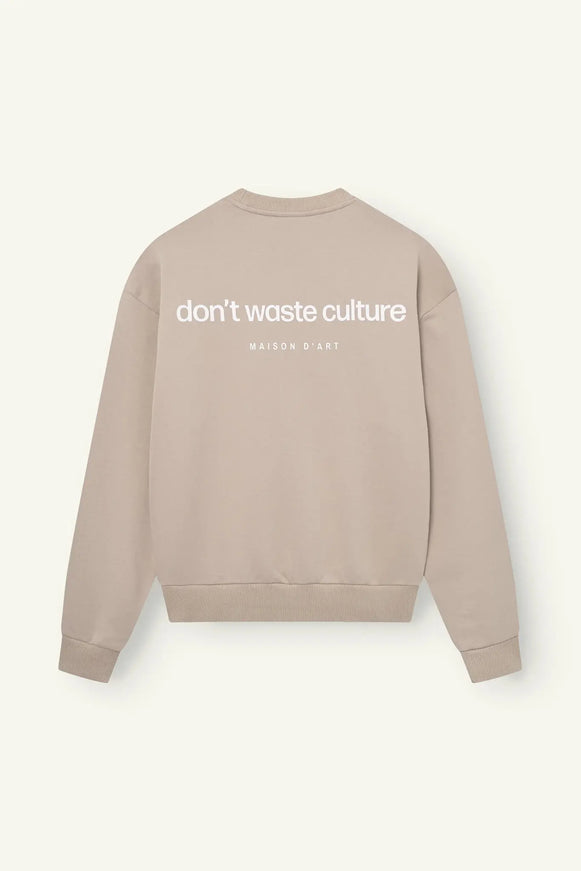 Don't Waste Culture Don't Waste Culture Sweater Matt NOOS Taupe