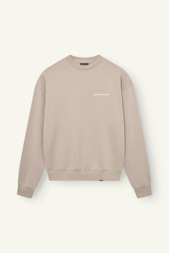 Don't Waste Culture Don't Waste Culture Sweater Matt NOOS Taupe