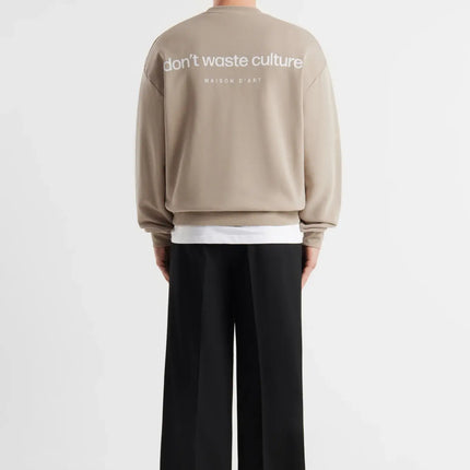 Don't Waste Culture Don't Waste Culture Sweater Matt NOOS Taupe