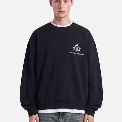 Don't Waste Culture Don't Waste Culture Sweater Yero FW26 Black