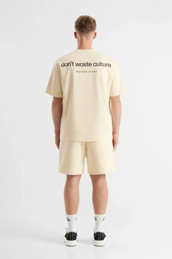 Don't Waste Culture Don't Waste Culture T-Shirt Cleo NOOS Beige