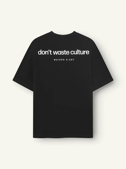 Don't Waste Culture Don't Waste Culture T-Shirt Cleo NOOS Black/White