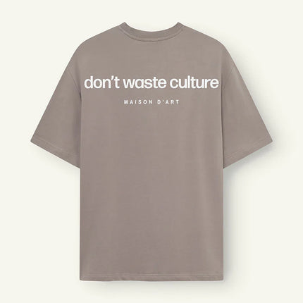 Don't Waste Culture Don't Waste Culture T-Shirt Cleo NOOS Warm Grey