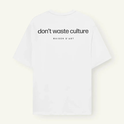 Don't Waste Culture Don't Waste Culture T-Shirt Cleo NOOS White