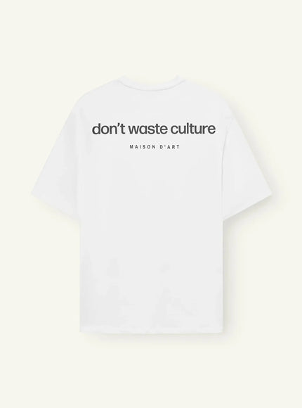 Don't Waste Culture Don't Waste Culture T-Shirt Cleo NOOS White