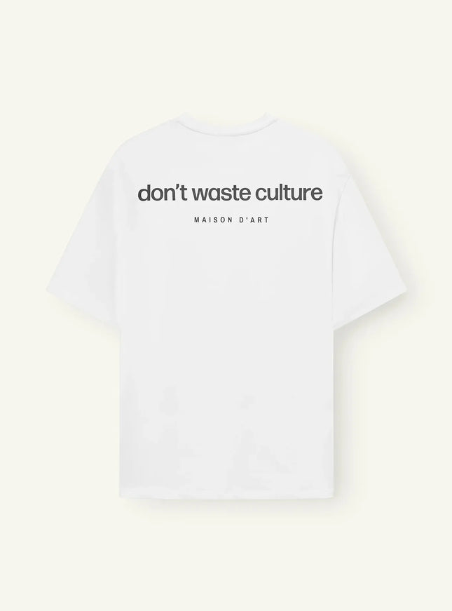 Don't Waste Culture Don't Waste Culture T-Shirt Cleo NOOS White