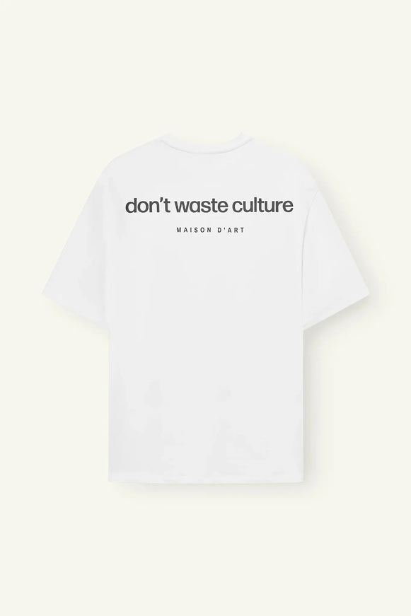 Don't Waste Culture Don't Waste Culture T-Shirt Cleo NOOS White
