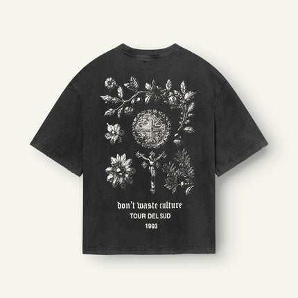 Don't Waste Culture Don't Waste Culture T-Shirt Olivinne SS26 Faded Black