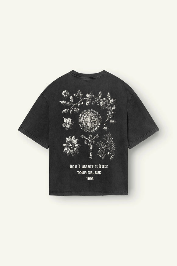 Don't Waste Culture Don't Waste Culture T-Shirt Olivinne SS26 Faded Black