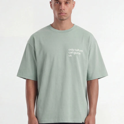Don't Waste Culture Don't Waste Culture T-Shirt Oshimi SS26 Turquoise