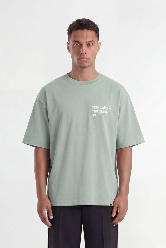 Don't Waste Culture Don't Waste Culture T-Shirt Oshimi SS26 Turquoise