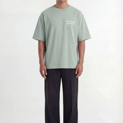 Don't Waste Culture Don't Waste Culture T-Shirt Oshimi SS26 Turquoise