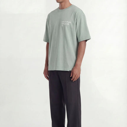 Don't Waste Culture Don't Waste Culture T-Shirt Oshimi SS26 Turquoise