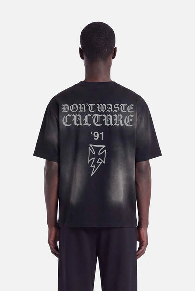 Don't Waste Culture Don't Waste Culture T-Shirt Thunder FW26 Faded Black