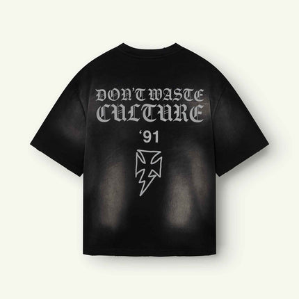 Don't Waste Culture Don't Waste Culture T-Shirt Thunder FW26 Faded Black