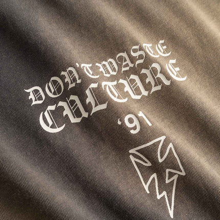 Don't Waste Culture Don't Waste Culture T-Shirt Thunder FW26 Faded Grey