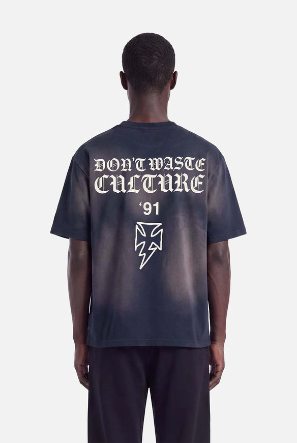 Don't Waste Culture Don't Waste Culture T-Shirt Thunder FW26 Faded Navy