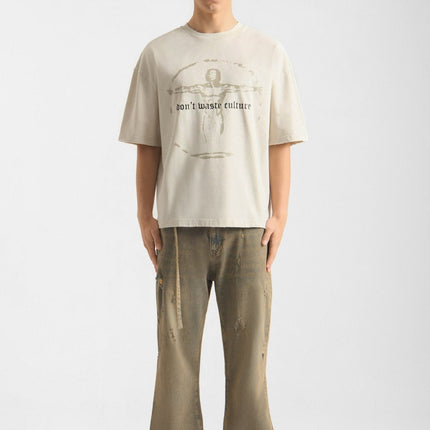 Don't Waste Culture Don't Waste Culture T-Shirt Veyric SS26 Off-White