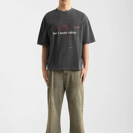 Don't Waste Culture Don't Waste Culture T-Shirt Veyric SS26 Washed Black