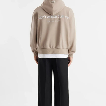 Don't Waste Culture Don't Waste Culture Zip Hoodie Ale NOOS Taupe