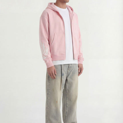 Don't Waste Culture Don't Waste Culture Zip Hoodie Wesandra SS26 Old Pink