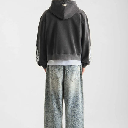 Don't Waste Culture Don't Waste Culture Zip Hoodie Wesandra SS26 Washed Black