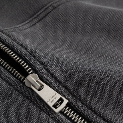 Don't Waste Culture Don't Waste Culture Zip Hoodie Wesandra SS26 Washed Black