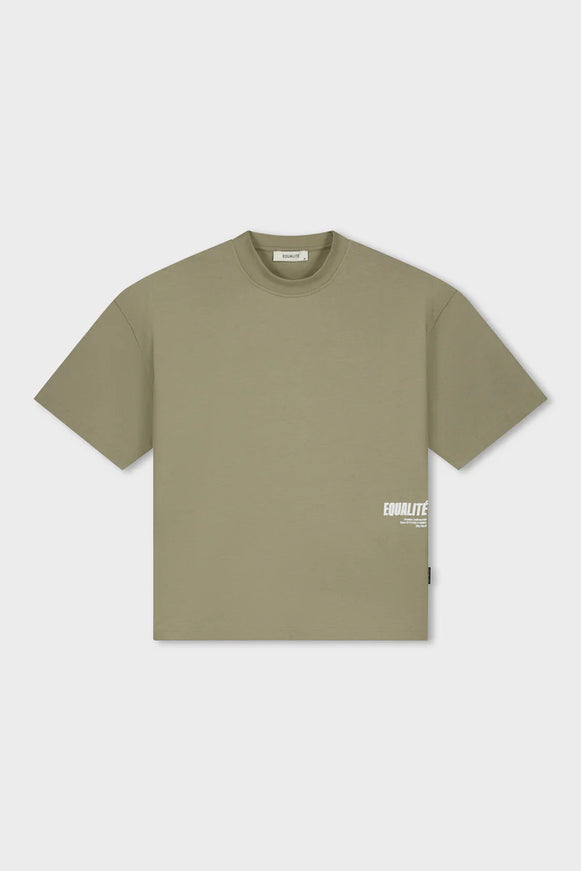 Equalite Equalite Boxy Tee Elia SS26 Taupe