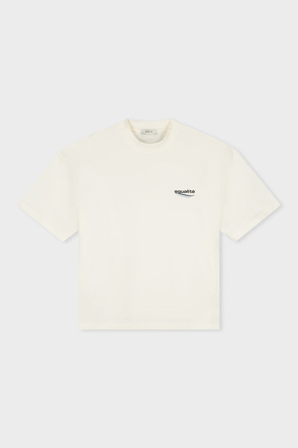 Equalite Equalite Boxy Tee Golden Hour SS26 Off-White