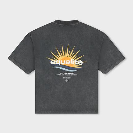 Equalite Equalite Boxy Tee Golden Hour SS26 Washed Grey