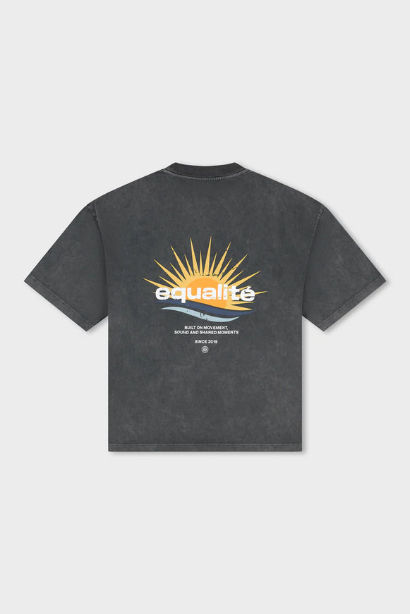 Equalite Equalite Boxy Tee Golden Hour SS26 Washed Grey
