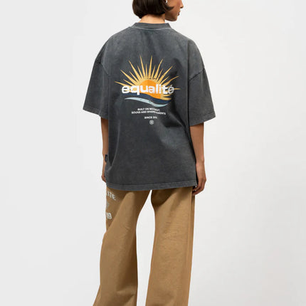 Equalite Equalite Boxy Tee Golden Hour SS26 Washed Grey