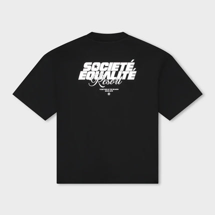Equalite Equalite Boxy Tee Societe Resort SS26 Black