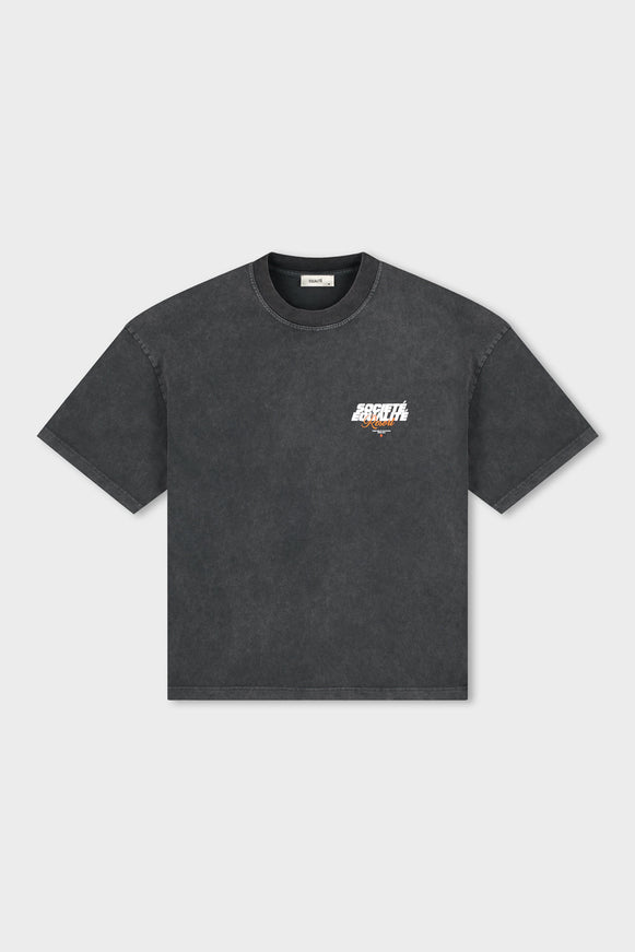Equalite Equalite Boxy Tee Societe Resort SS26 Washed Grey