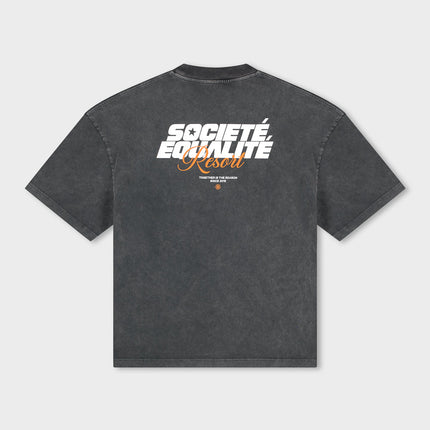 Equalite Equalite Boxy Tee Societe Resort SS26 Washed Grey