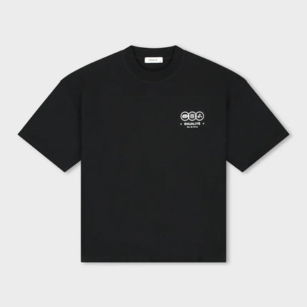 Equalite Equalite Boxy Tee Universe SS26 Black