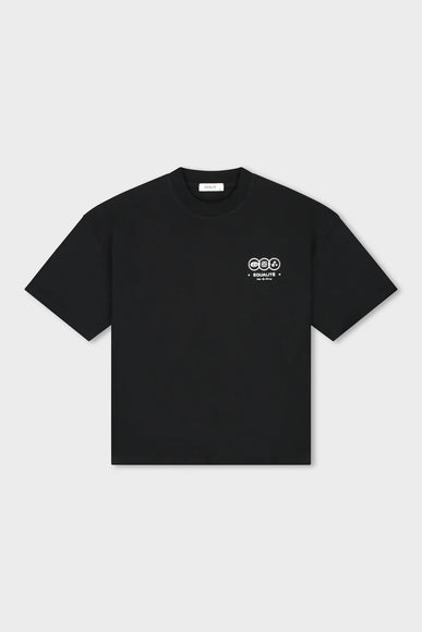 Equalite Equalite Boxy Tee Universe SS26 Black