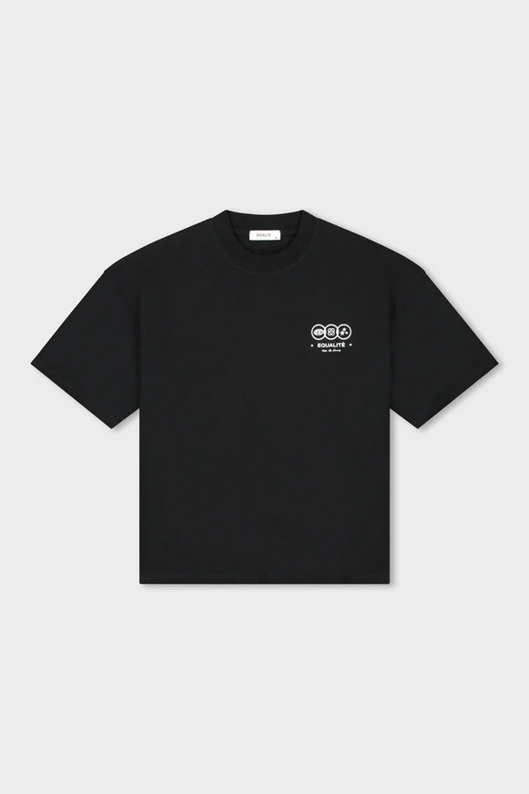 Equalite Equalite Boxy Tee Universe SS26 Black