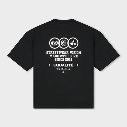 Equalite Equalite Boxy Tee Universe SS26 Black
