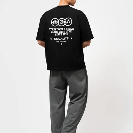 Equalite Equalite Boxy Tee Universe SS26 Black