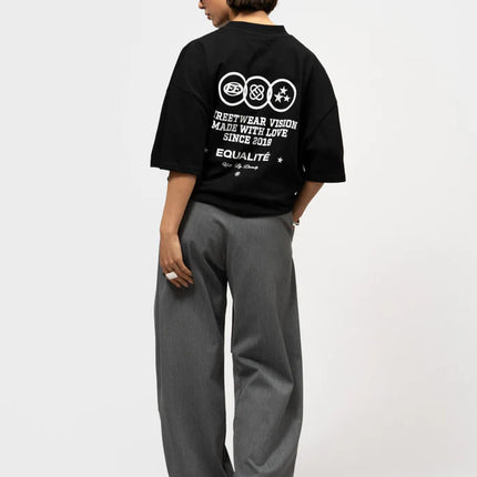 Equalite Equalite Boxy Tee Universe SS26 Black