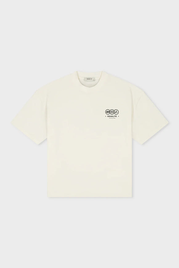 Equalite Equalite Boxy Tee Universe SS26 Off-White