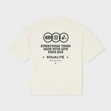 Equalite Equalite Boxy Tee Universe SS26 Off-White