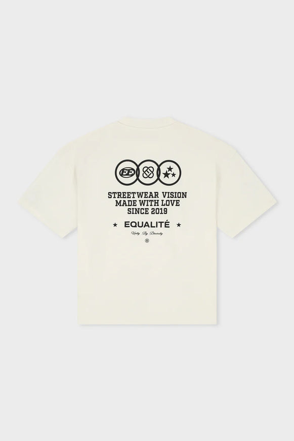 Equalite Equalite Boxy Tee Universe SS26 Off-White