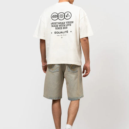 Equalite Equalite Boxy Tee Universe SS26 Off-White