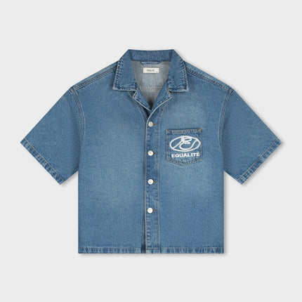 Equalite Equalite Denim Jacket Boxy Arid SS26 Blue