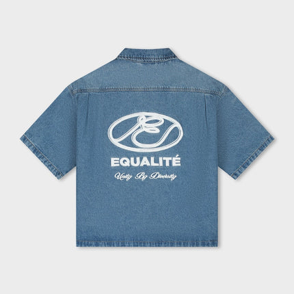 Equalite Equalite Denim Jacket Boxy Arid SS26 Blue