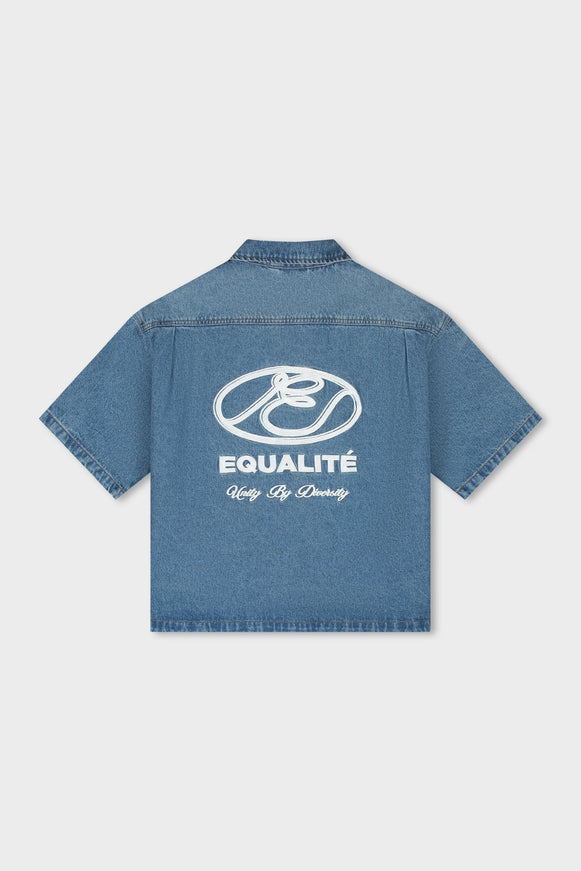 Equalite Equalite Denim Jacket Boxy Arid SS26 Blue